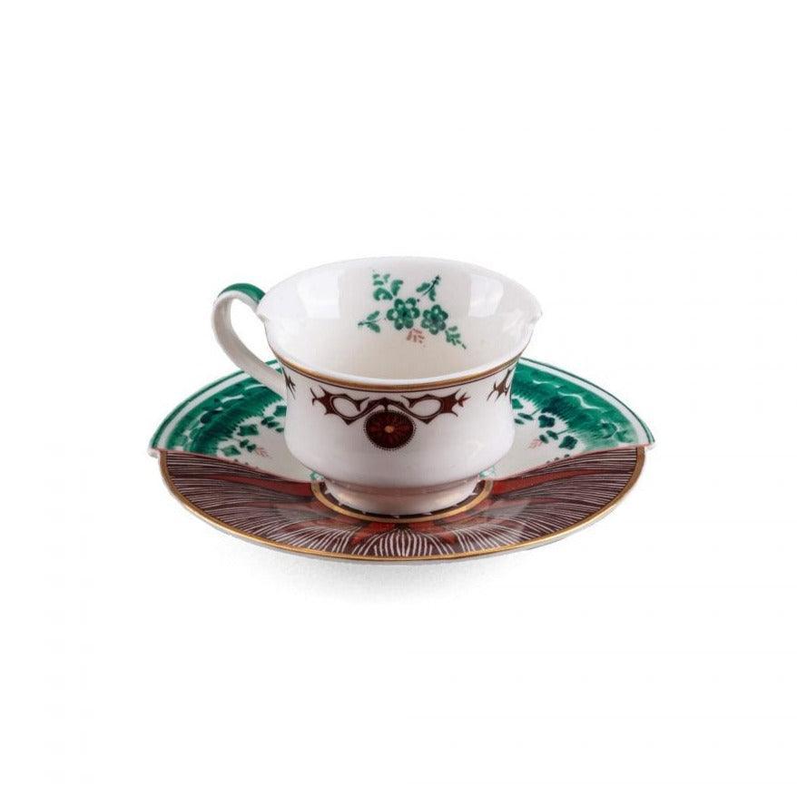 Filiżanka ze spodkiem HYBRID CHUCUITO porcelanowy Seletti Eye on Design