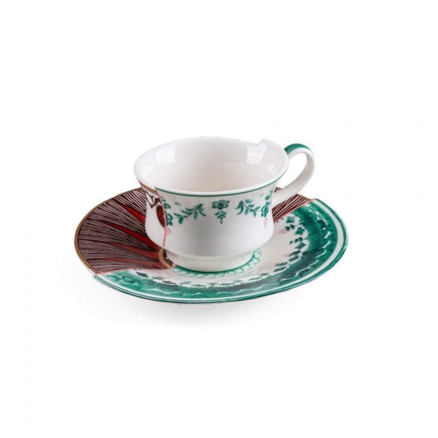 Filiżanka ze spodkiem HYBRID CHUCUITO porcelanowy Seletti Eye on Design