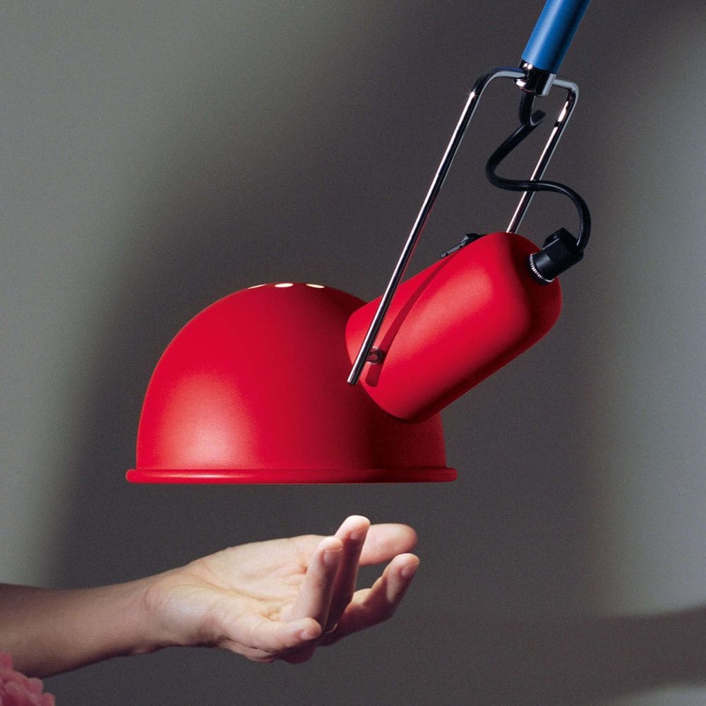 Nástěnná lampa na rameni 265 CHROMATICA červená s modrou a žlutou