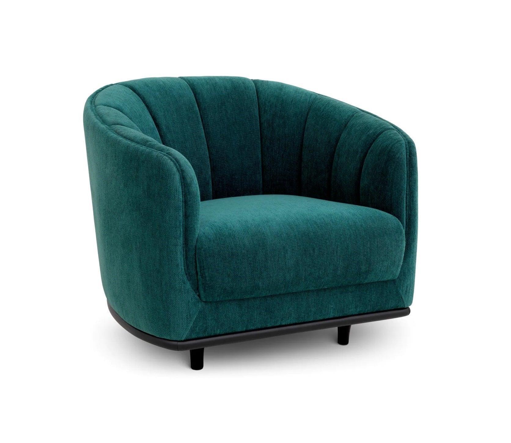 Fotel AGOSTINO morski Eichholtz Eye on Design