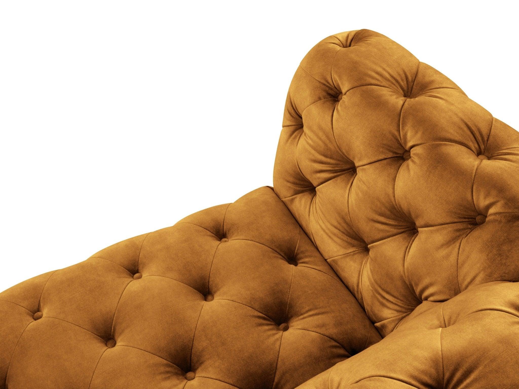 Fotel aksamitny LOGE miedziany Windsor & Co Eye on Design