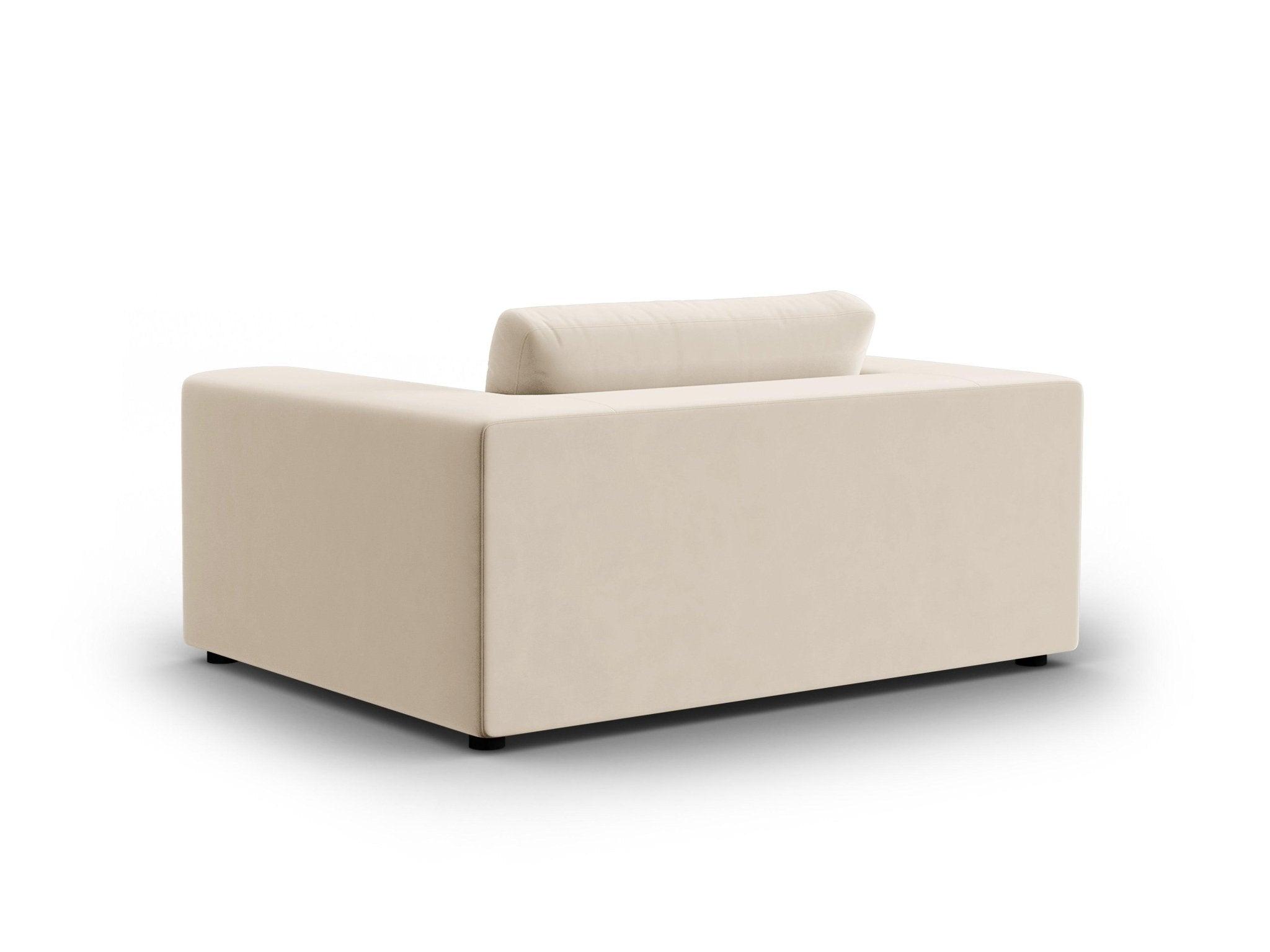 Fotel aksamitny TENDANCE beżowy CXL by Christian Lacroix Eye on Design