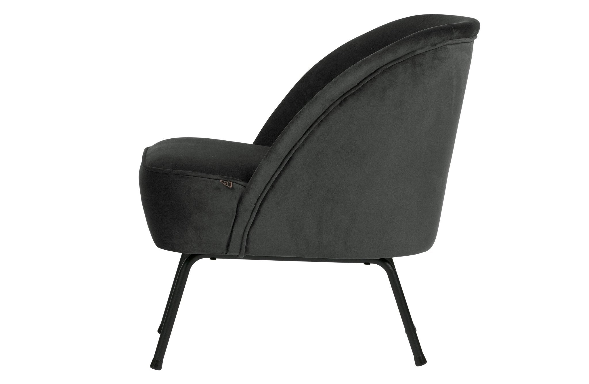 Fotel aksamitny VOGUE czarny Be Pure Eye on Design