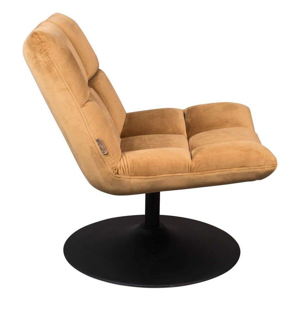 Fotel BAR złoty brąz Dutchbone Eye on Design