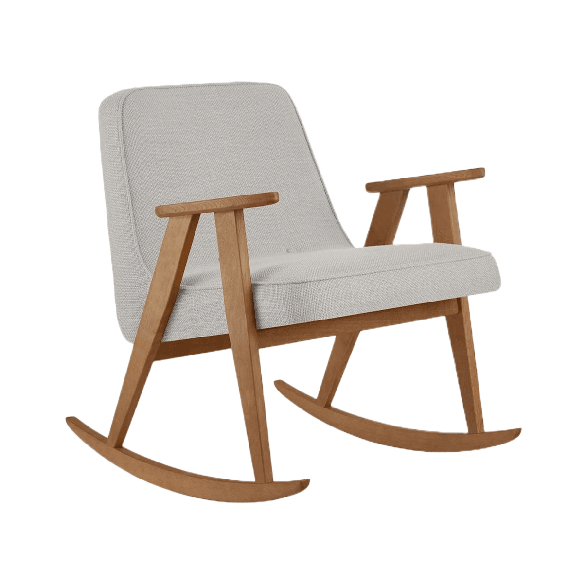 Fotel bujany 366 tapicerowany w tkaninie New Coco – 366 concept