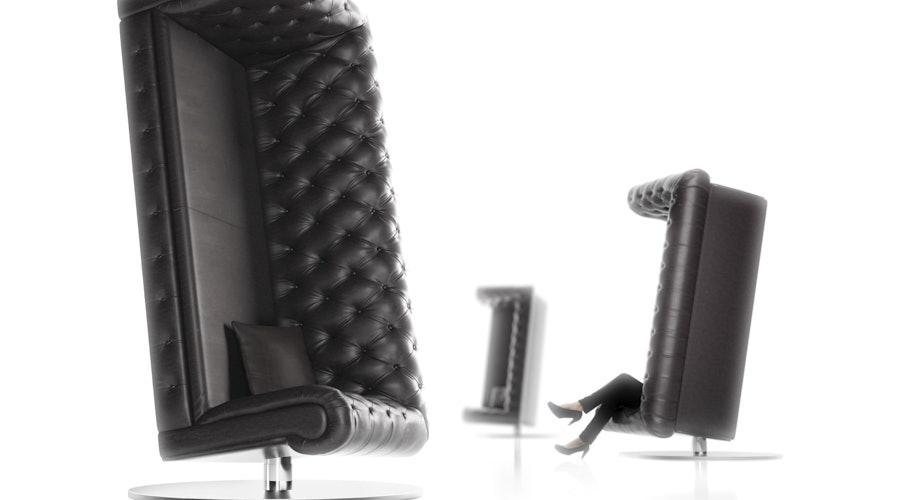 Fotel CHARLESTON czarny Moooi Eye on Design