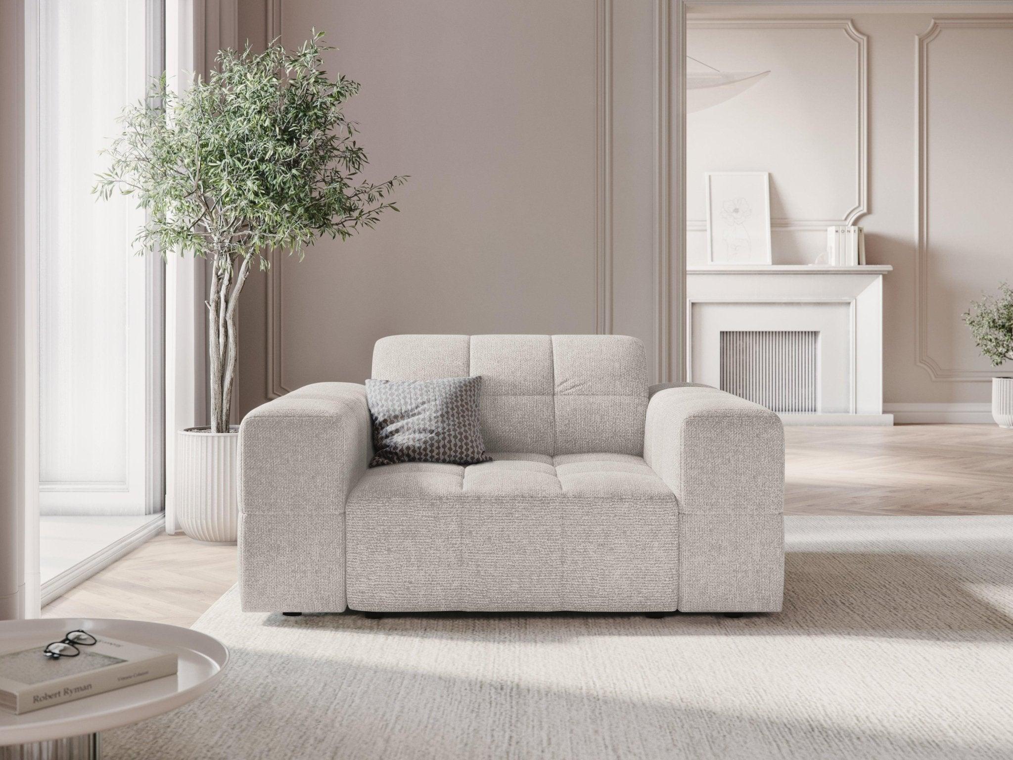 Fotel CHICAGO jasnoszary szenil Cosmopolitan Design Eye on Design