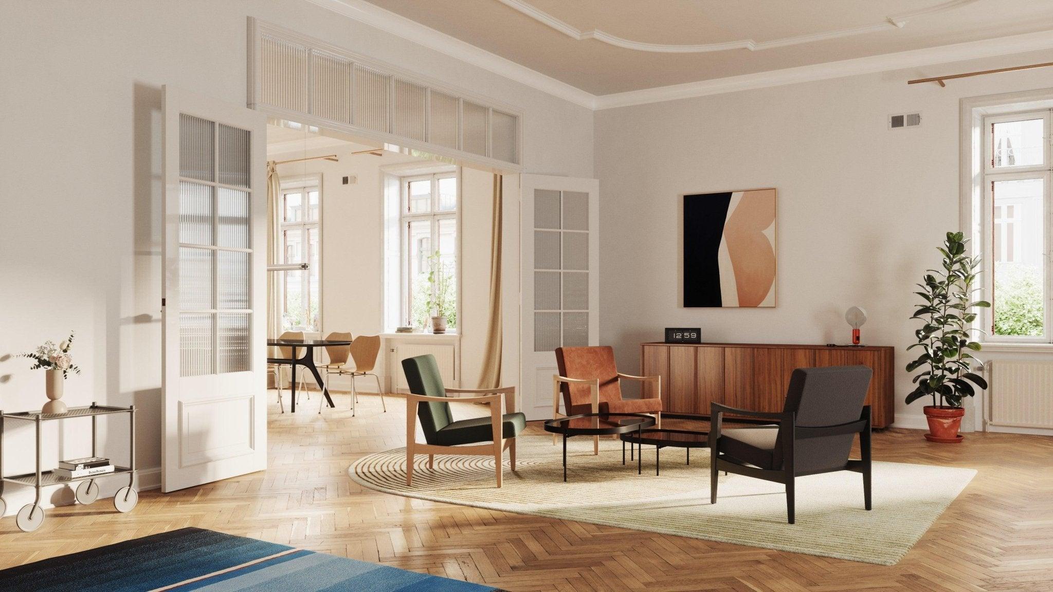 Fotel CK57 tapicerowany Vzór Eye on Design