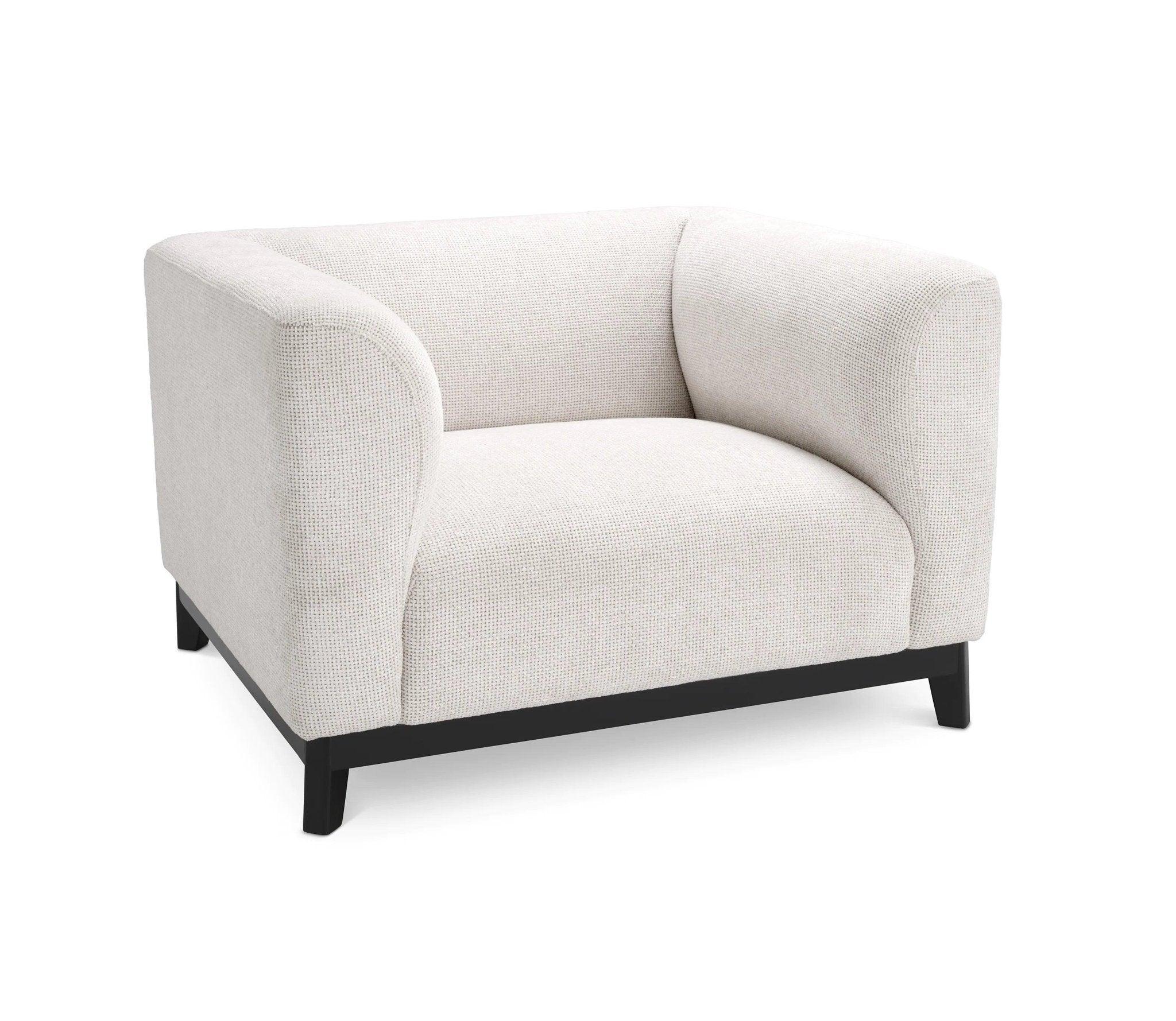 Fotel CORSO biały Eichholtz Eye on Design