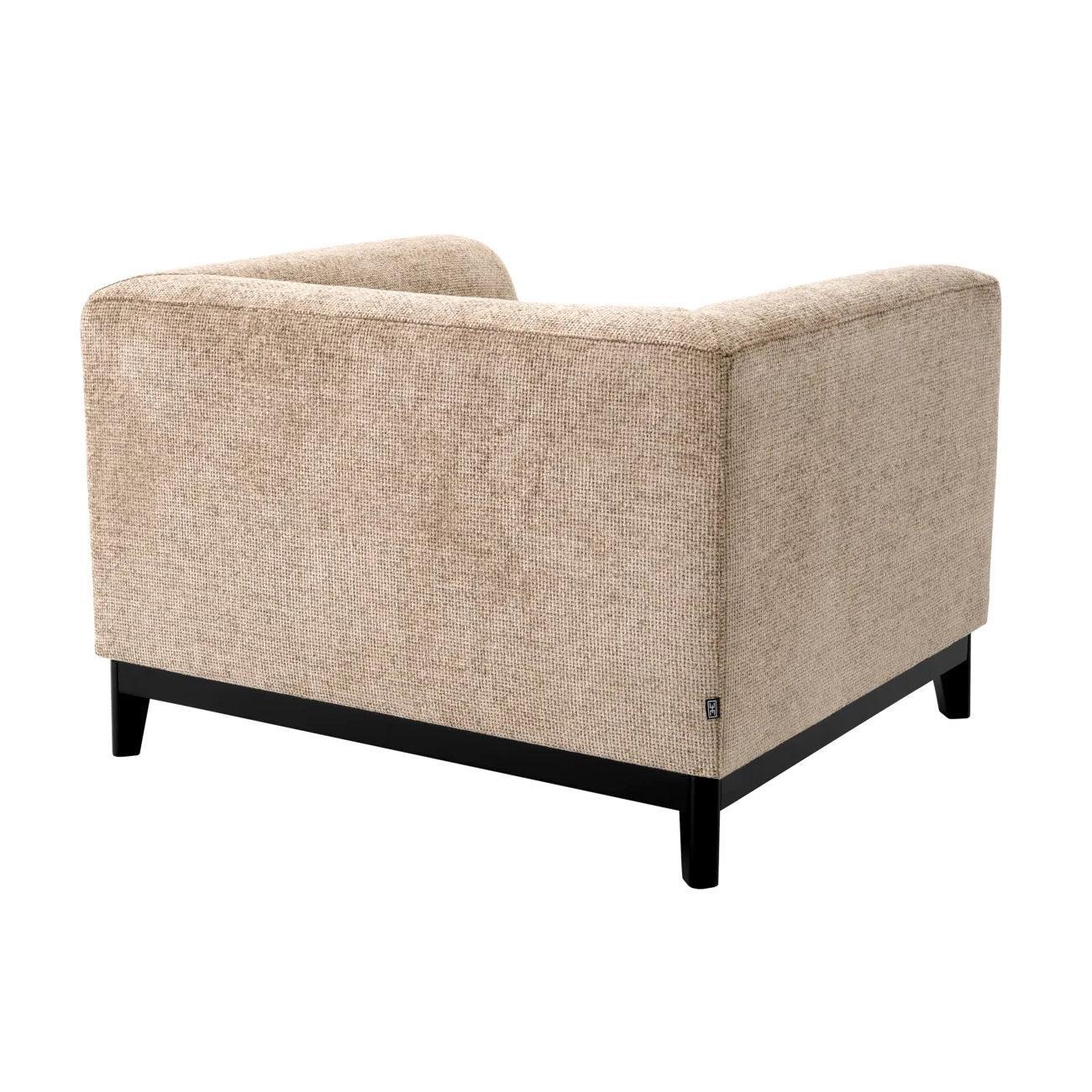 Fotel CORSO piaskowy Eichholtz Eye on Design