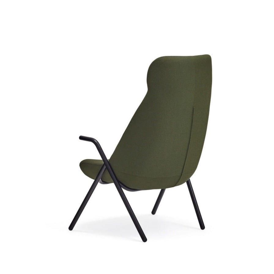 Fotel DINS wysoki ciemnozielony Teulat Eye on Design