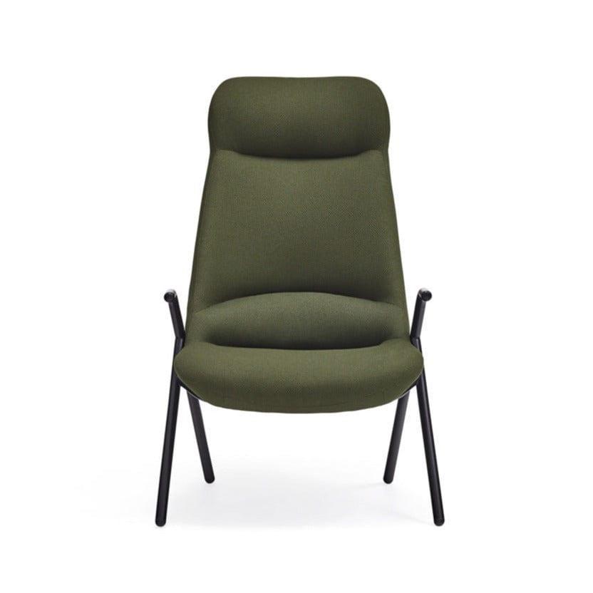 Fotel DINS wysoki ciemnozielony Teulat Eye on Design