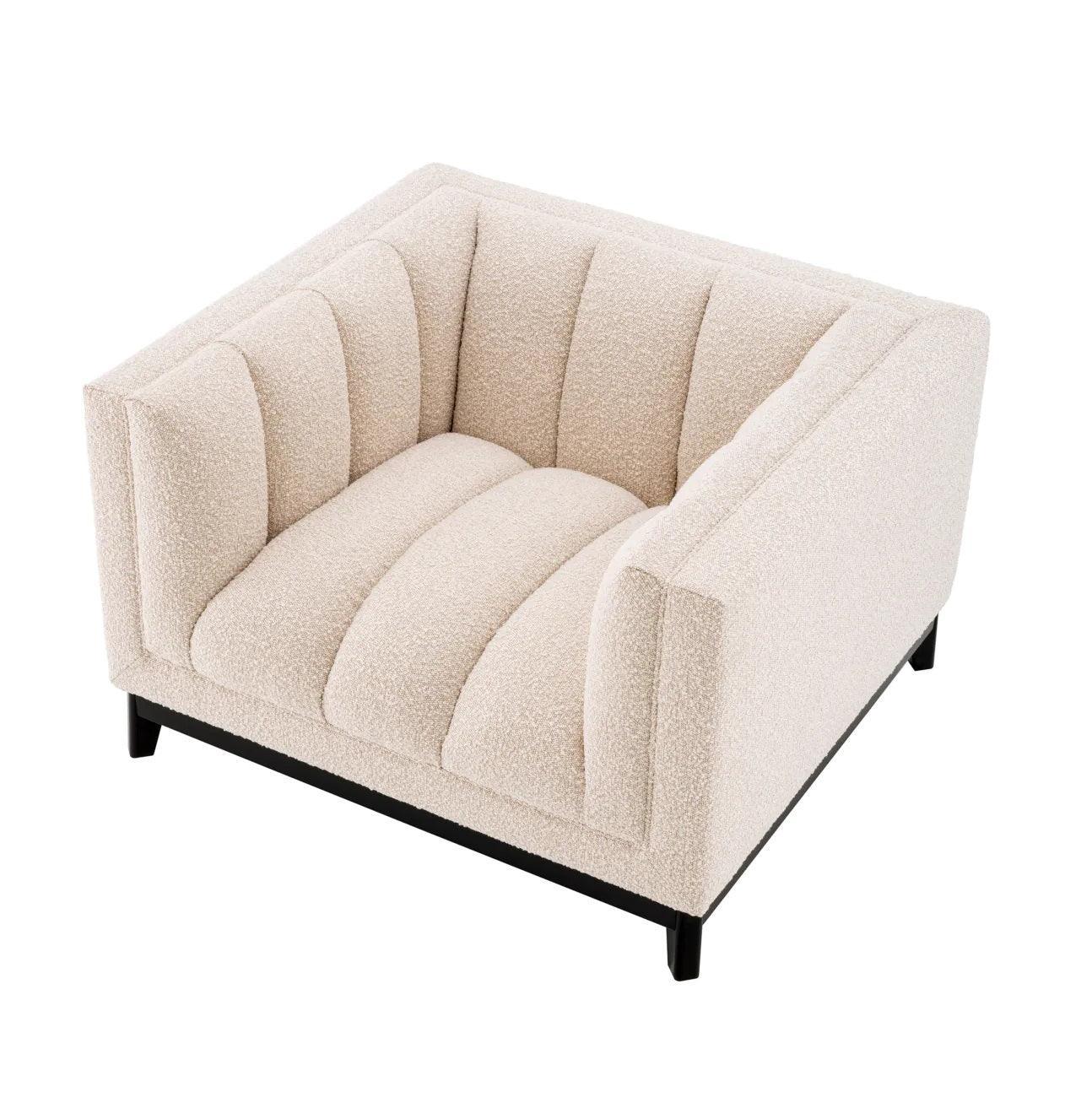 Fotel DITMAR kremowy Eichholtz Eye on Design