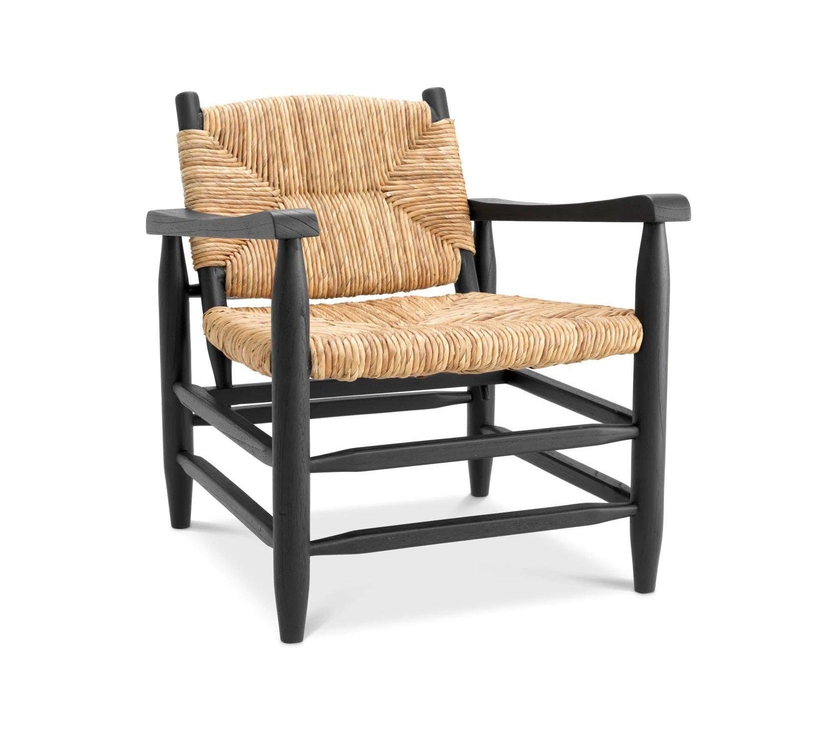 Fotel ELLIOTT czarny Eichholtz Eye on Design