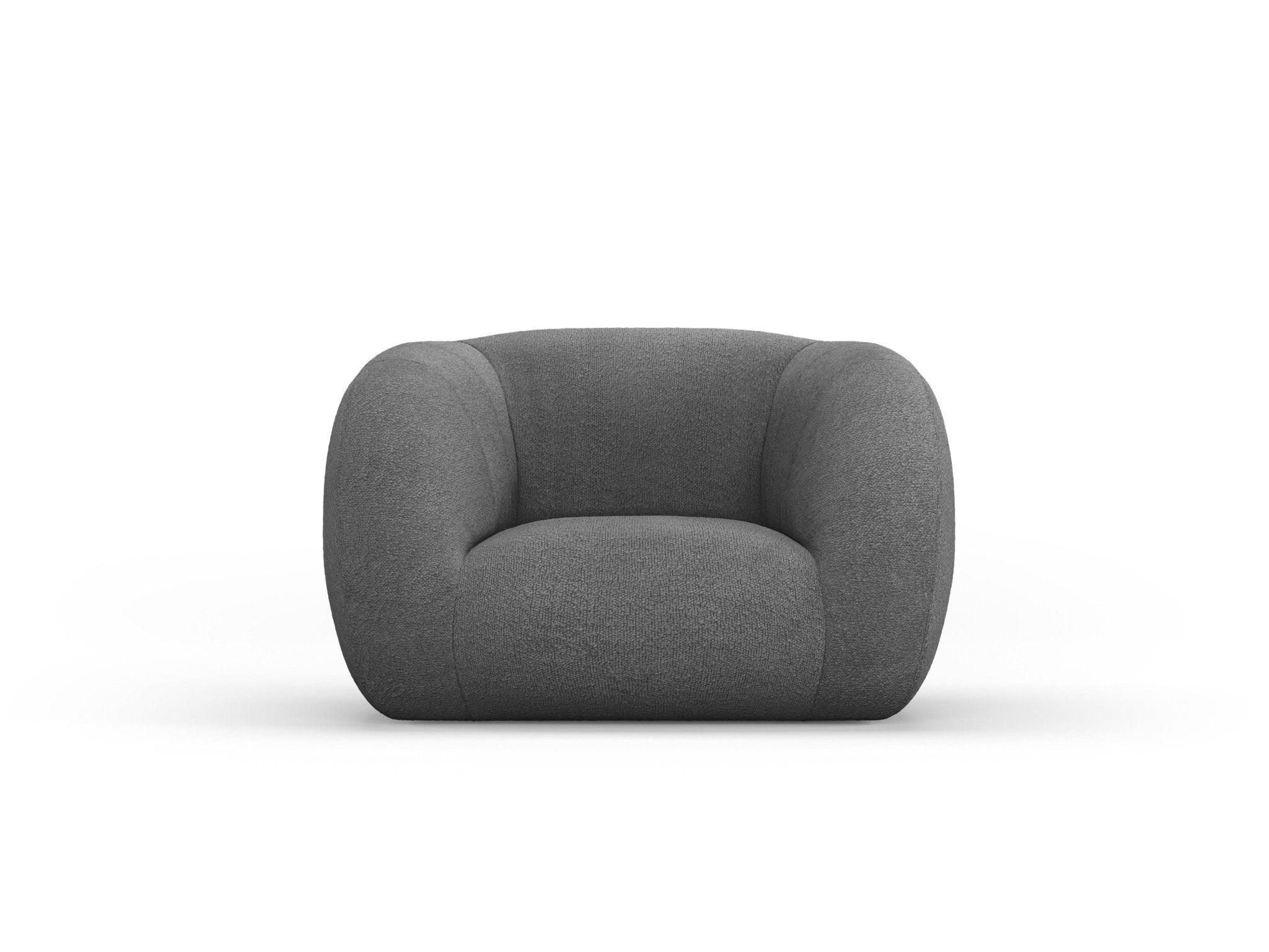 Fotel ESSEN ciemnoszary boucle Cosmopolitan Design Eye on Design