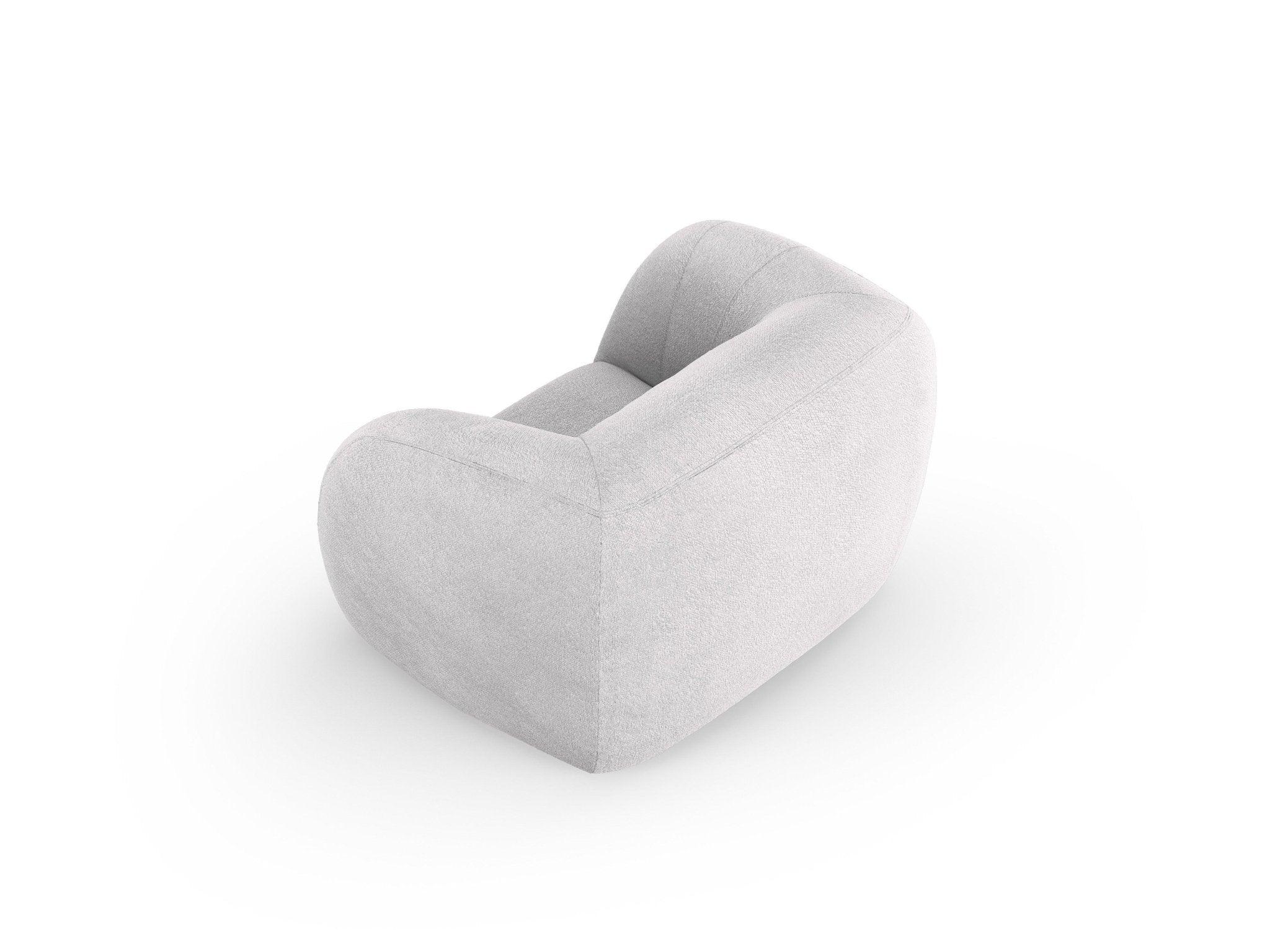 Fotel ESSEN jasnoszary boucle Cosmopolitan Design Eye on Design