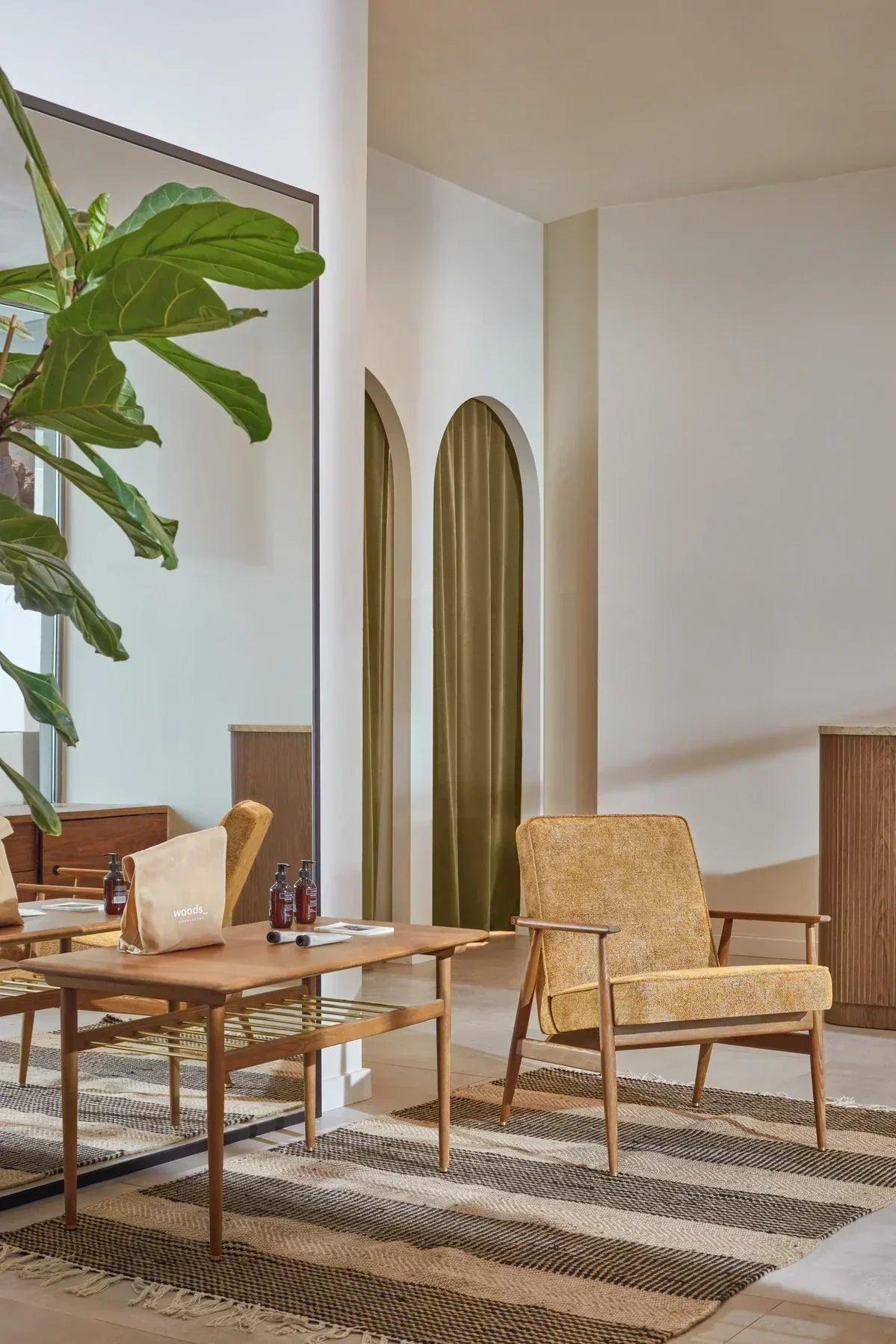 Fotel FOX biały w tkaninie Marble White 366 concept Eye on Design