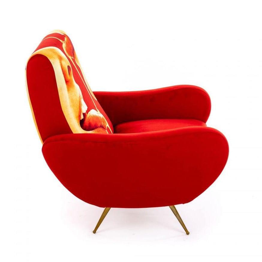 Fotel HONEY czerwony Seletti Eye on Design