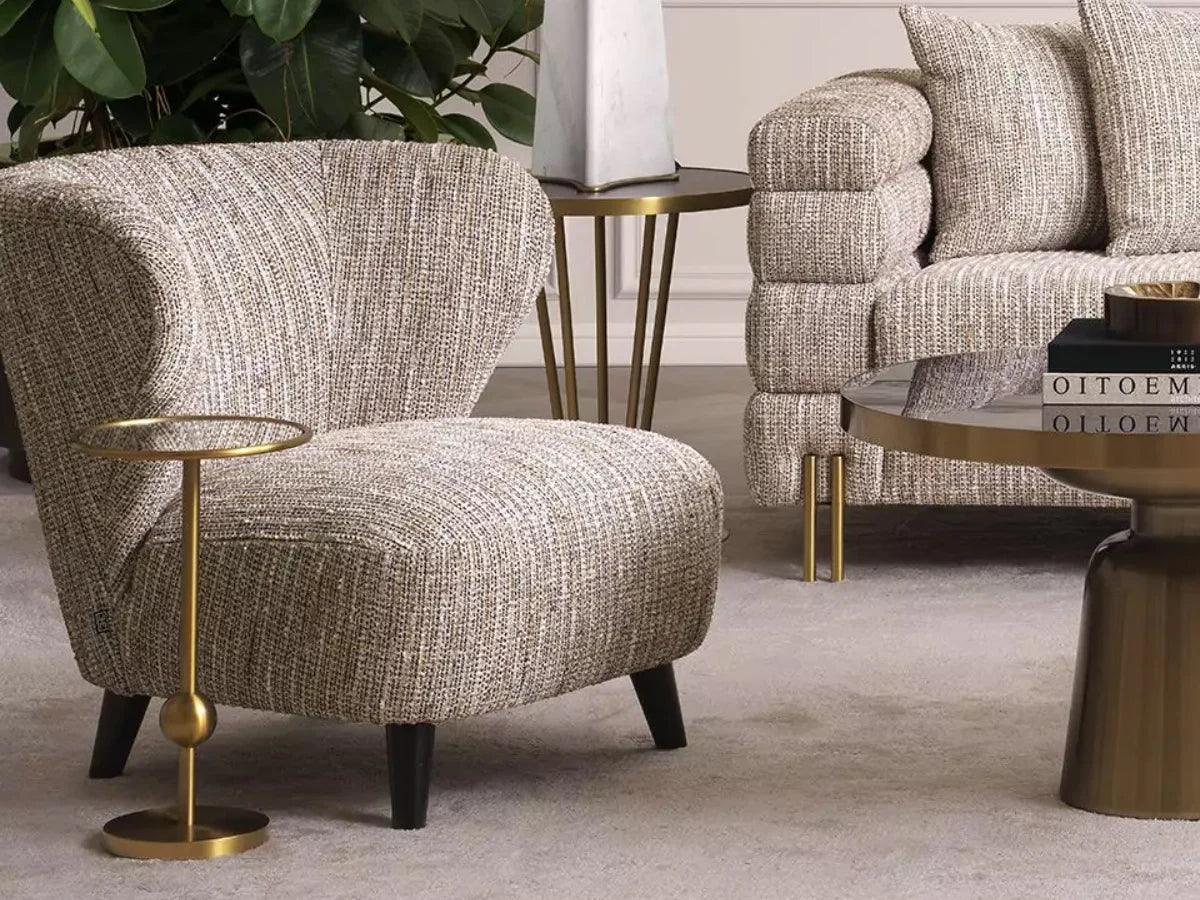 Fotel HYDRA beżowy Eichholtz Eye on Design