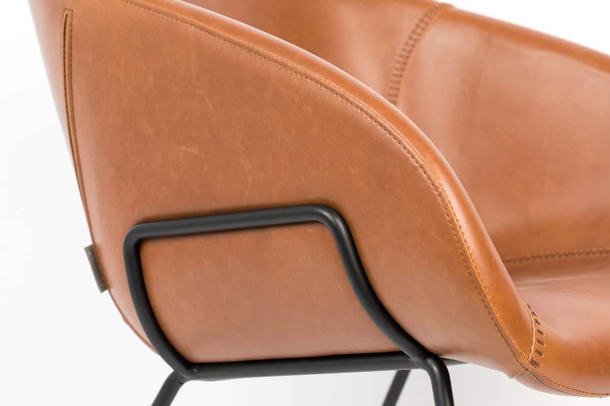 Fotel lounge FESTON brązowy Zuiver Eye on Design