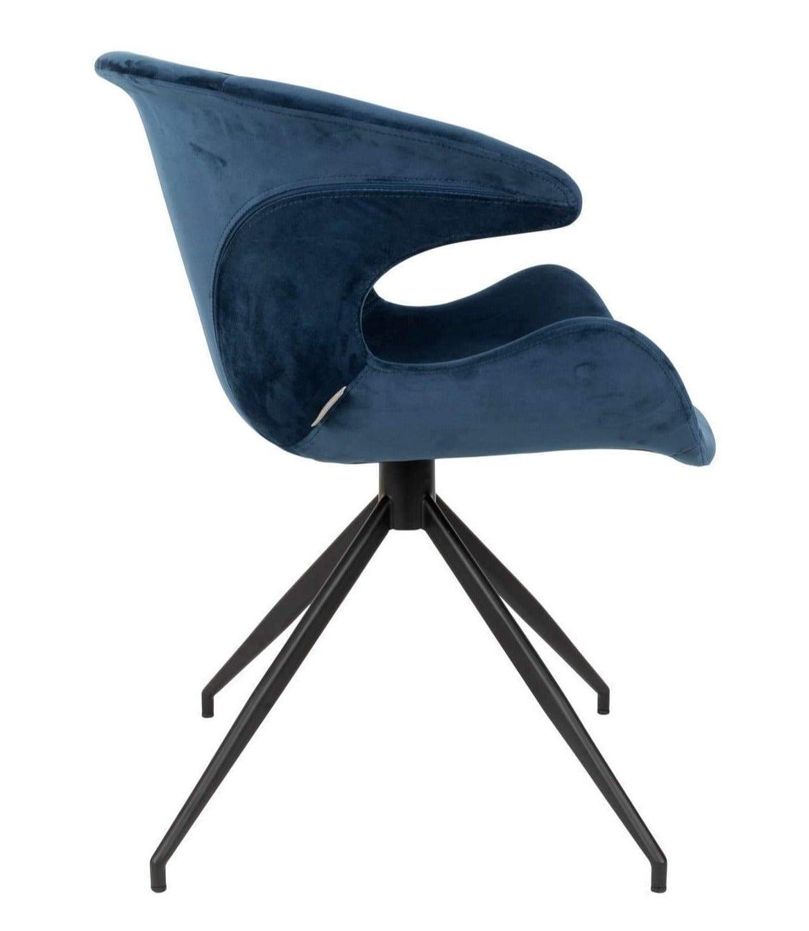 Fotel MIA niebieski Zuiver Eye on Design