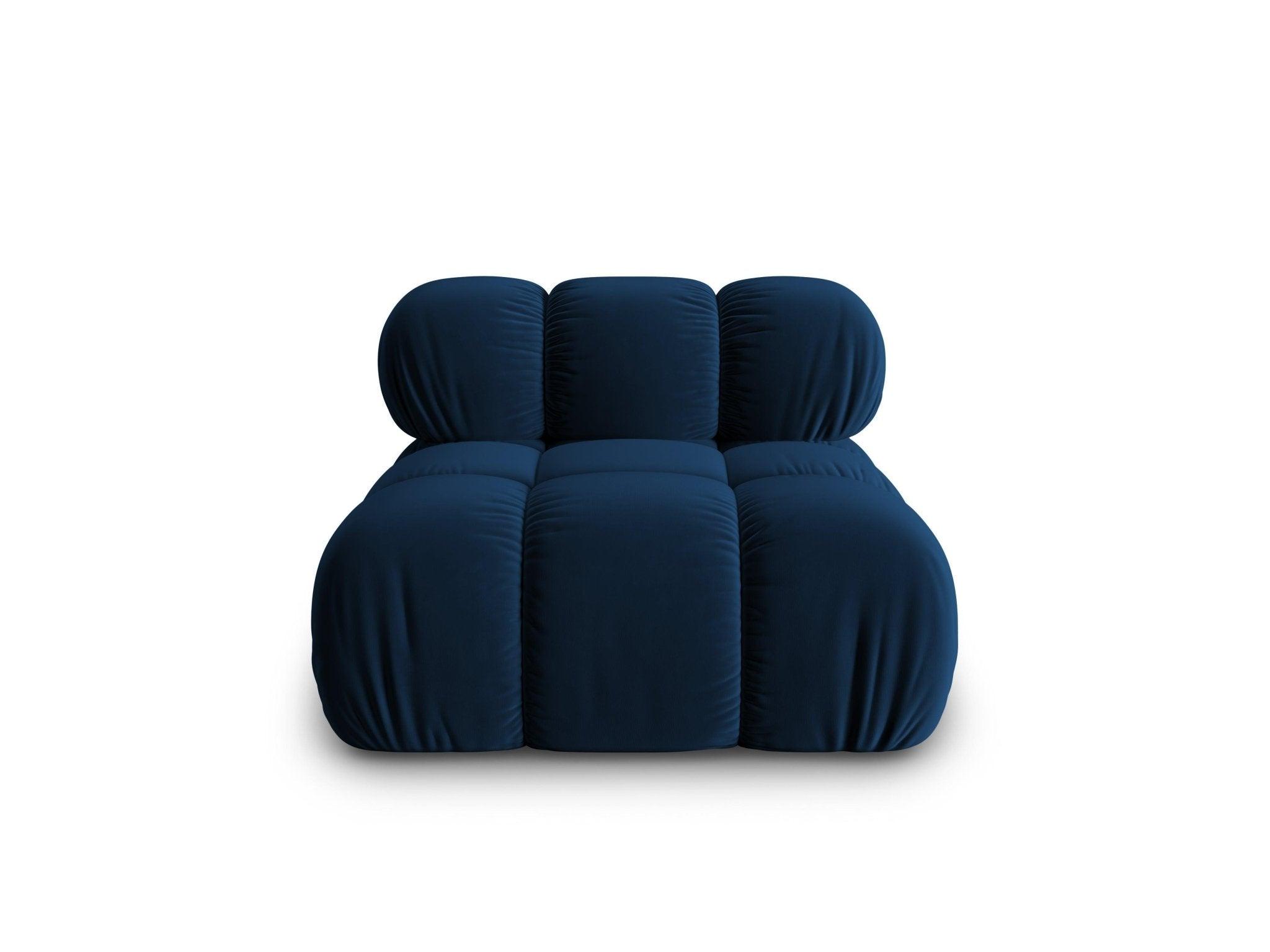 Fotel / moduł aksamitny TROPEA granat królewski Milo Casa Eye on Design