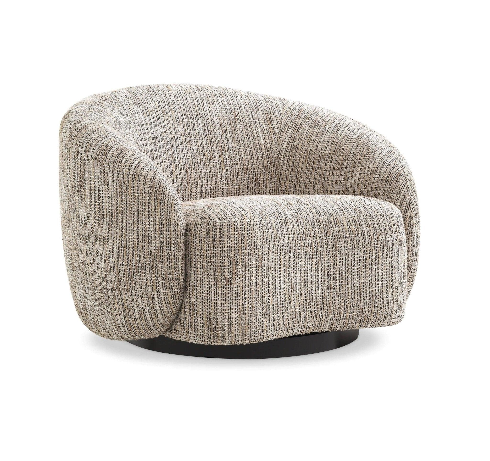 Fotel obrotowy AMORE beżowy Eichholtz Eye on Design