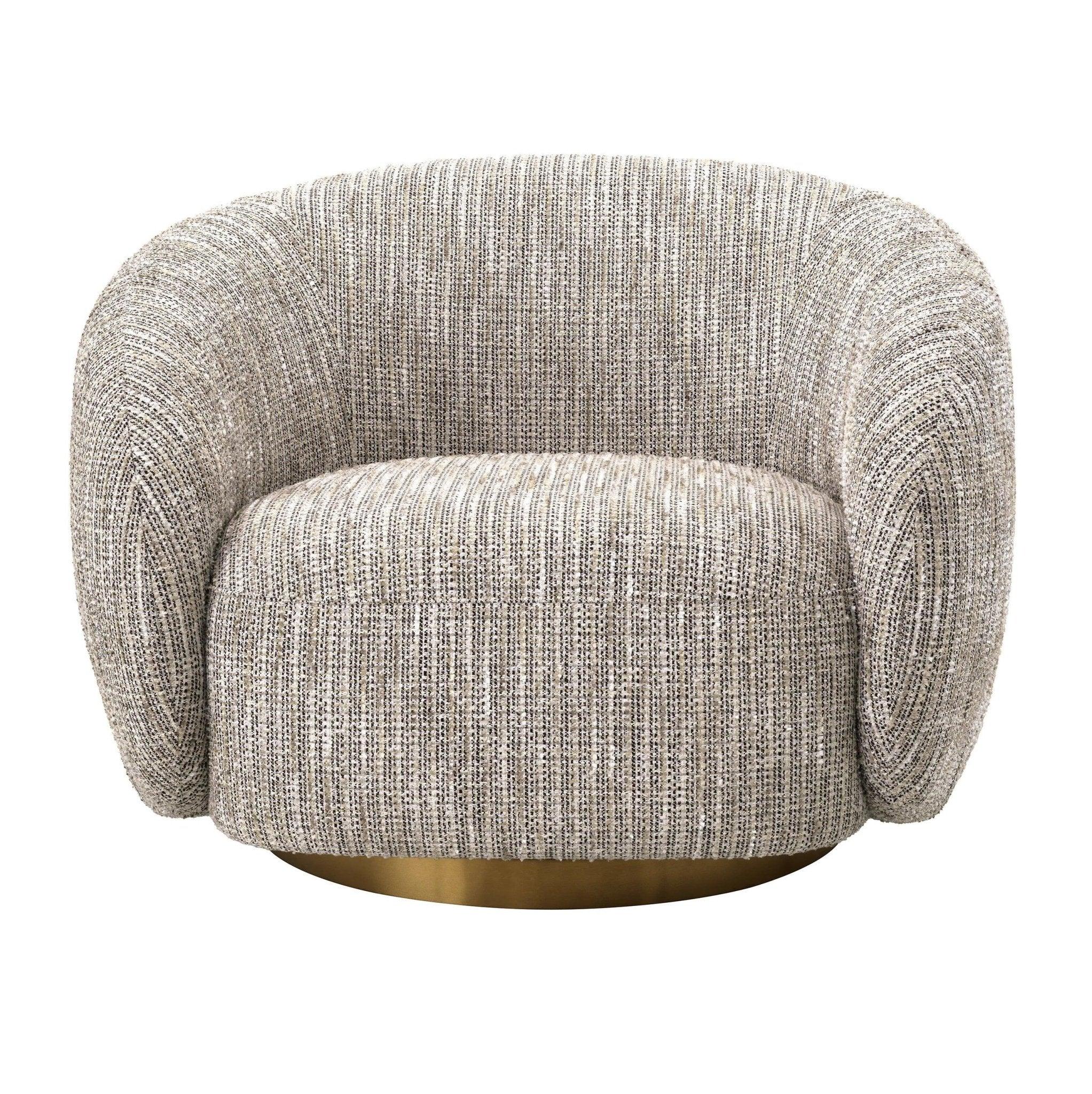 Fotel obrotowy BRICE beżowy Eichholtz Eye on Design