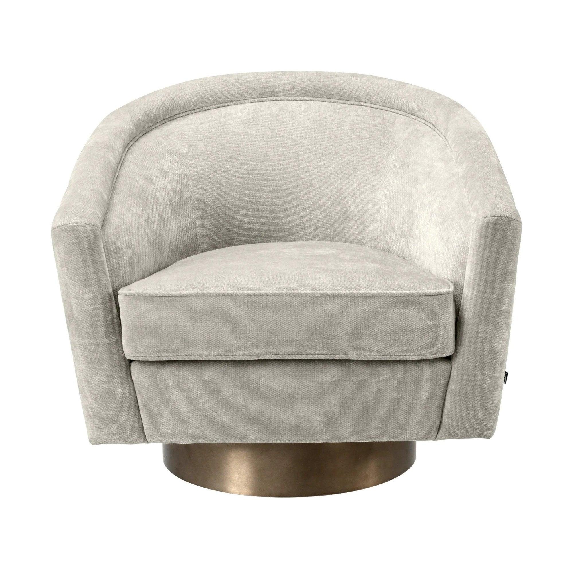 Fotel obrotowy CATENE piaskowy Eichholtz Eye on Design