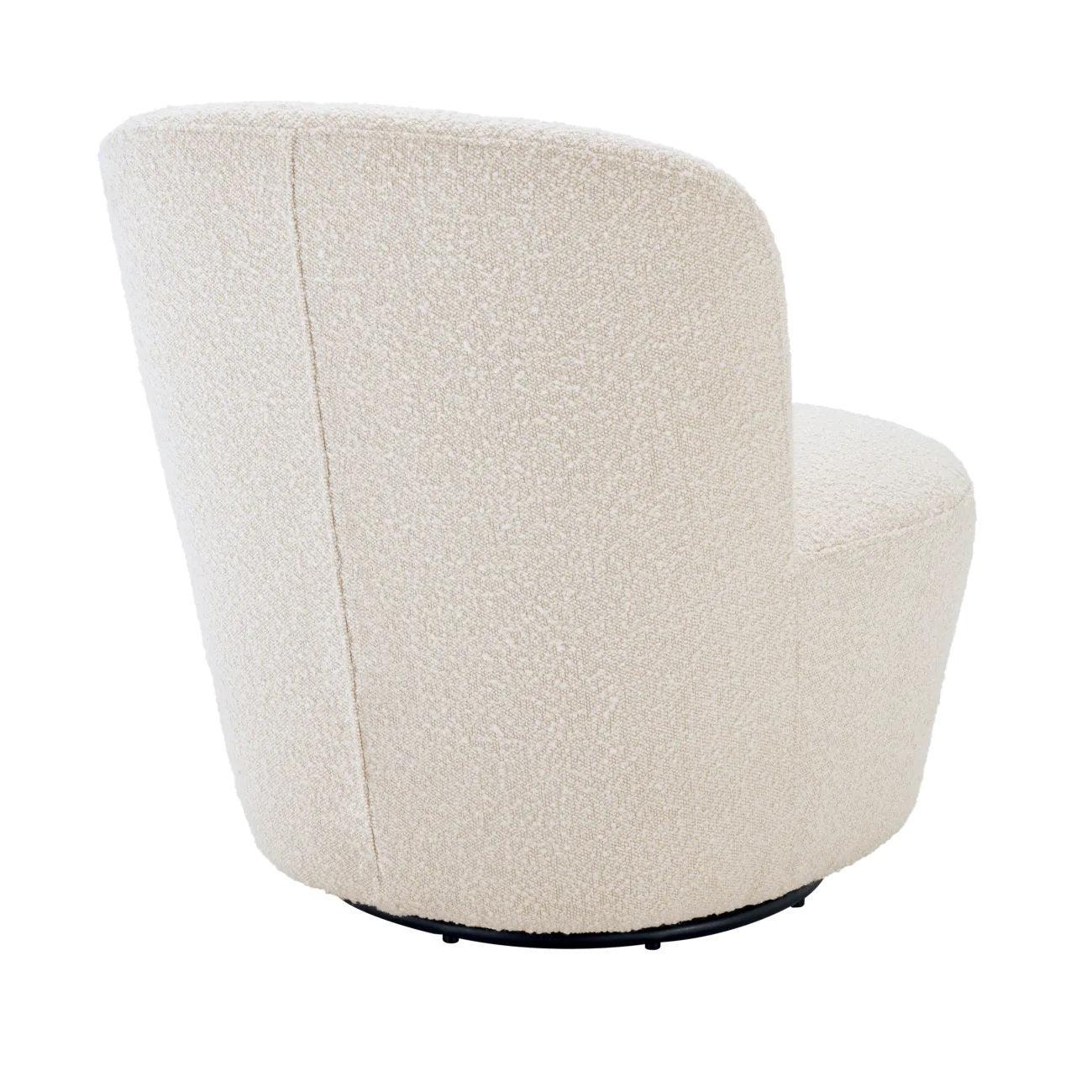 Fotel obrotowy DORIA kremowy Eichholtz Eye on Design