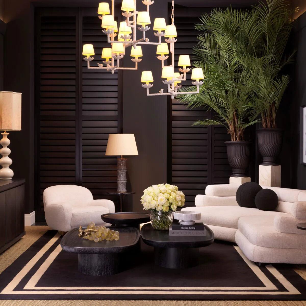 Fotel obrotowy UDINE biały Eichholtz Eye on Design