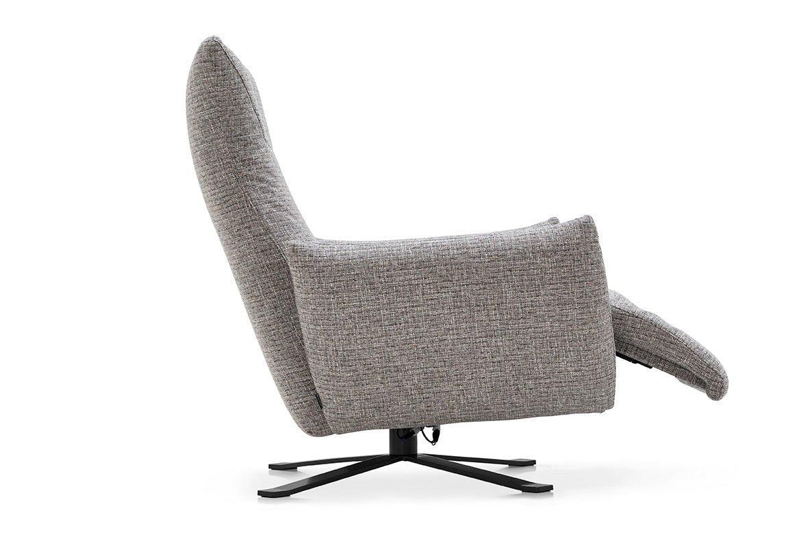 Fotel obrotowy wypoczynkowy POLSE tapicerowany Calligaris Eye on Design