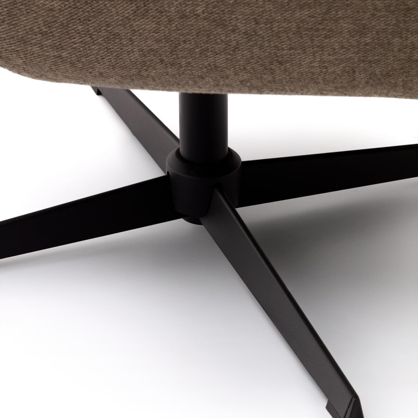 Fotel obrotowy ZALINA jasnobrązowy szenil La Forma Eye on Design