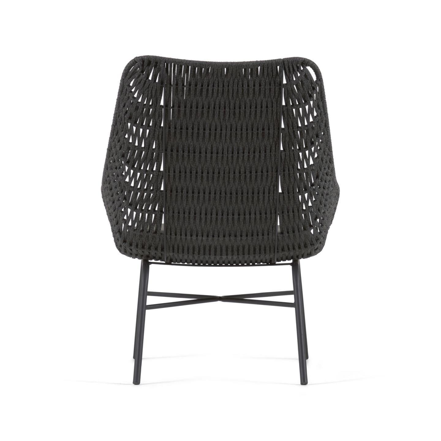Fotel ogrodowy ABELI czarny La Forma Eye on Design