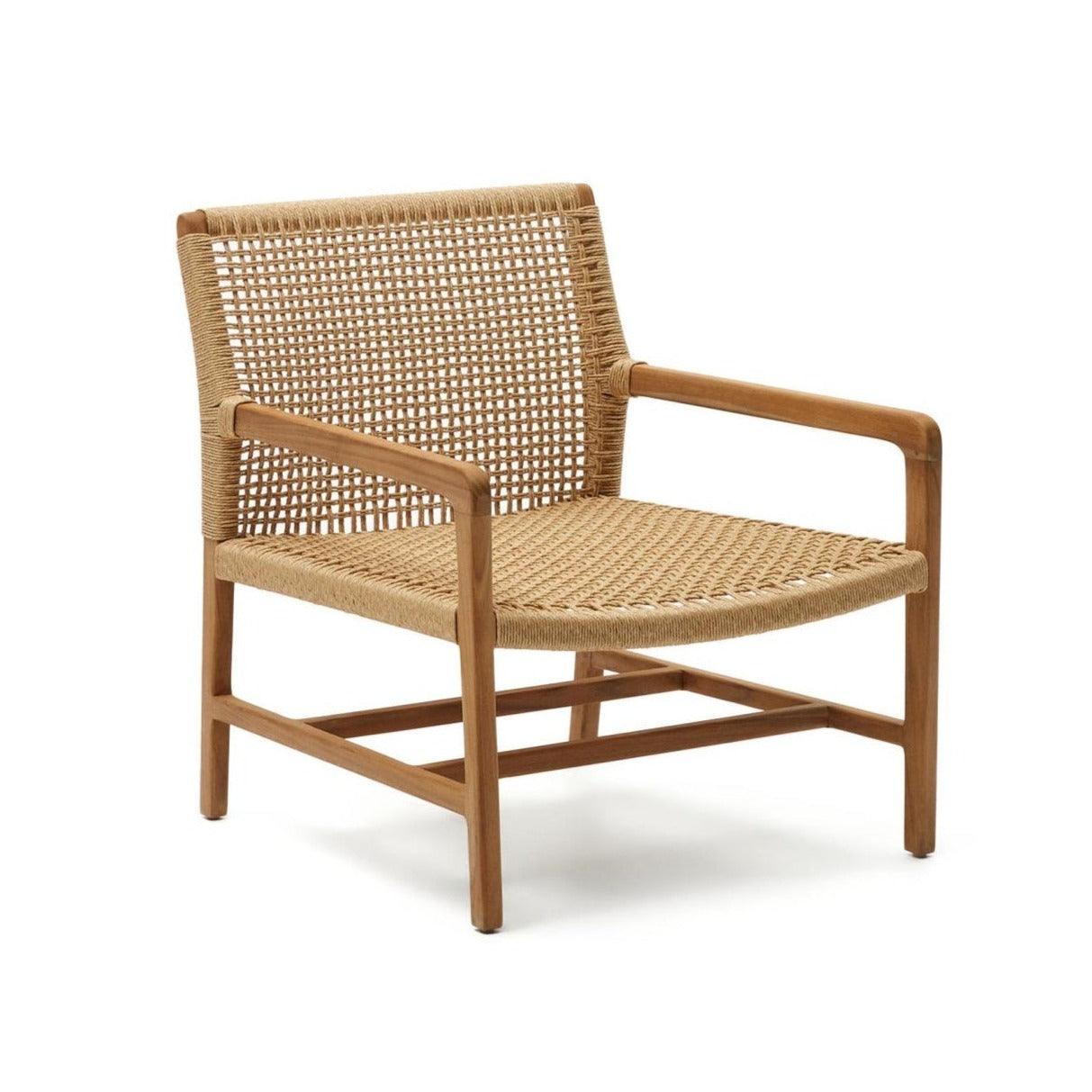 Fotel ogrodowy SABOLLA lite drewno tekowe La Forma Eye on Design