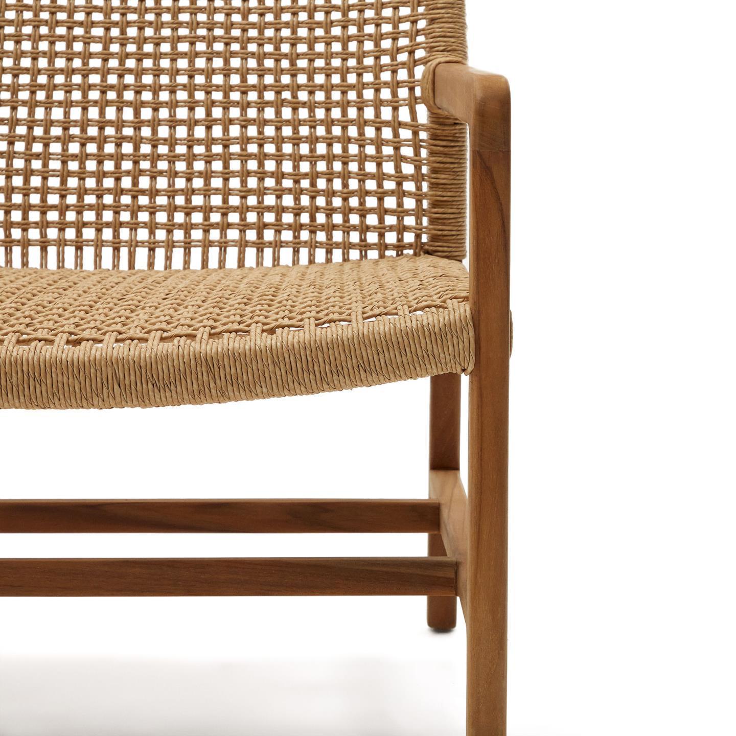 Fotel ogrodowy SABOLLA lite drewno tekowe La Forma Eye on Design