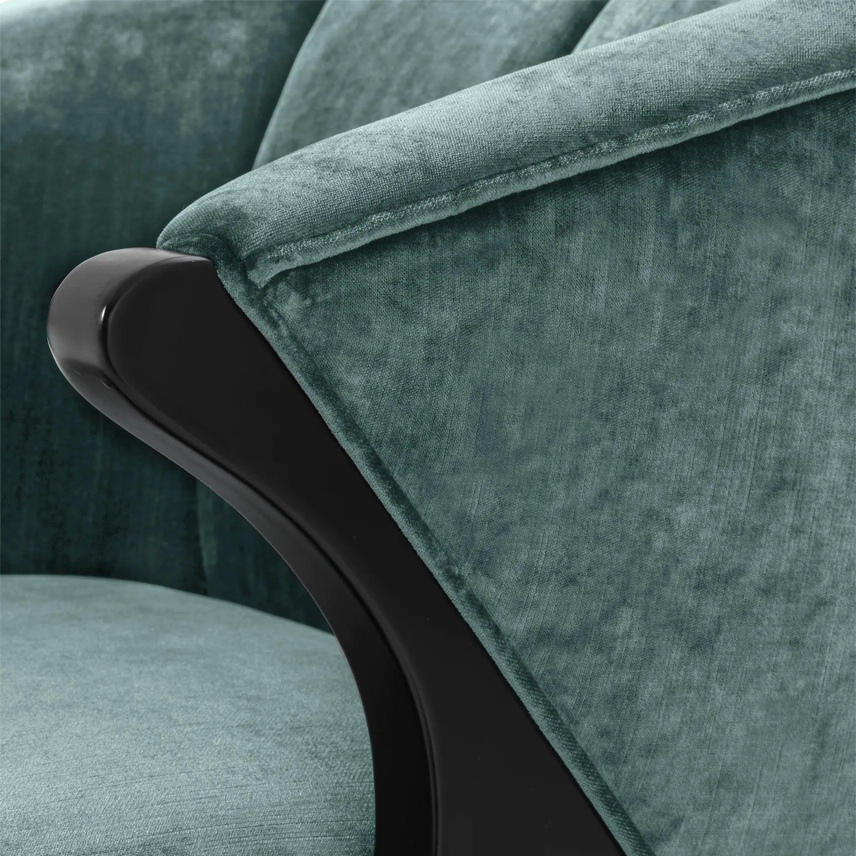 Fotel PAVONE zielony Eichholtz Eye on Design