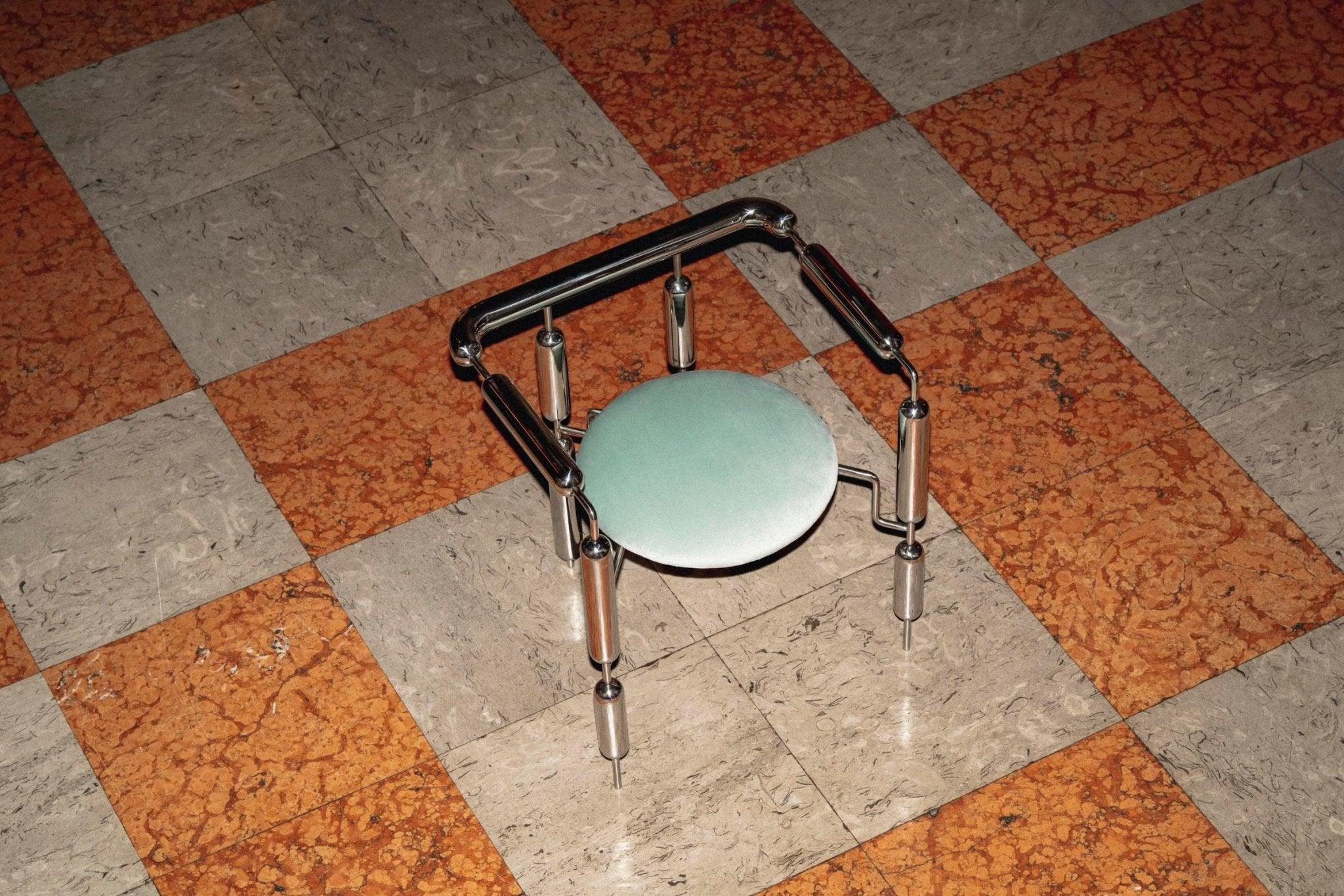 Fotel POODLE stalowy Mati Sipiora Eye on Design