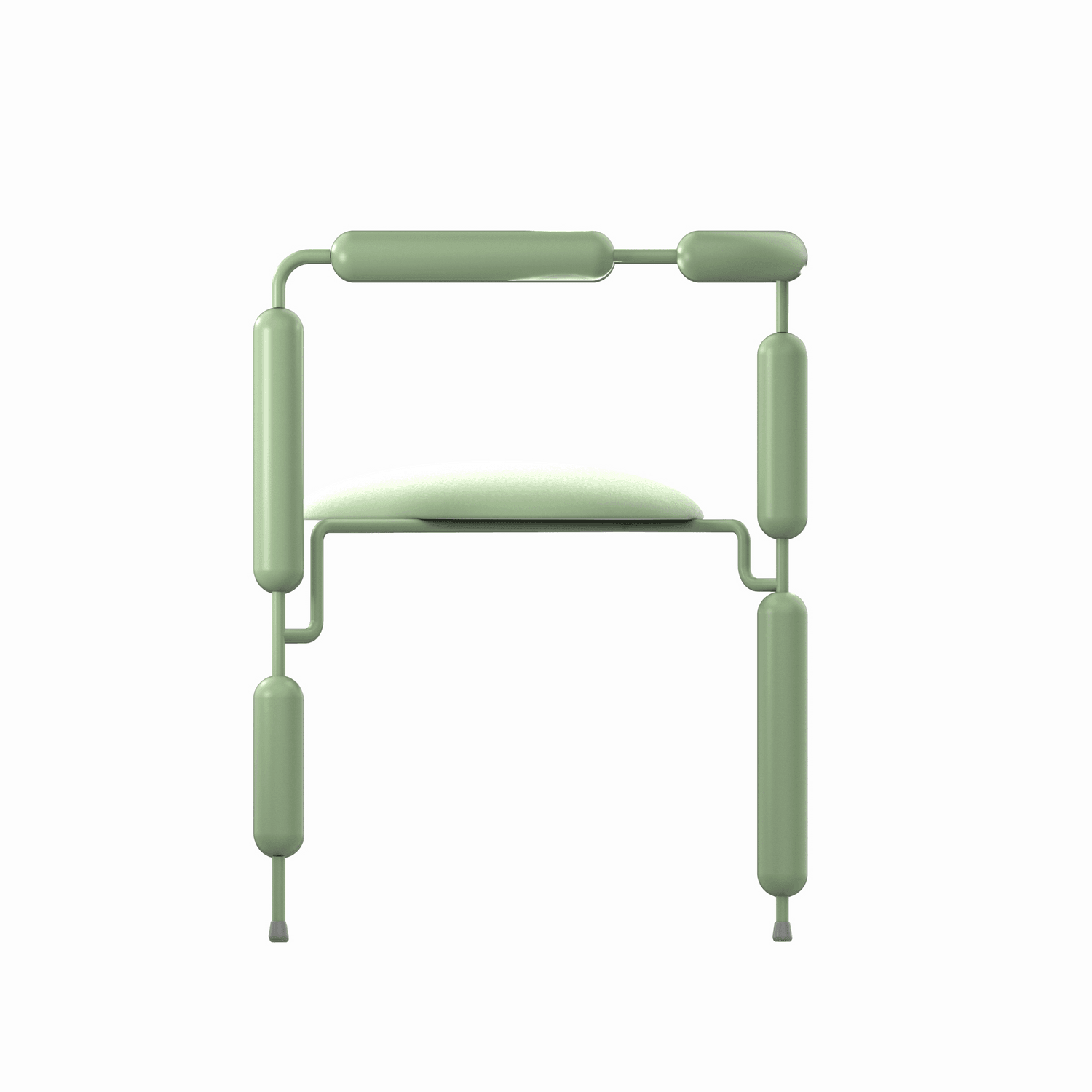 Fotel POODLE stalowy Mati Sipiora Eye on Design