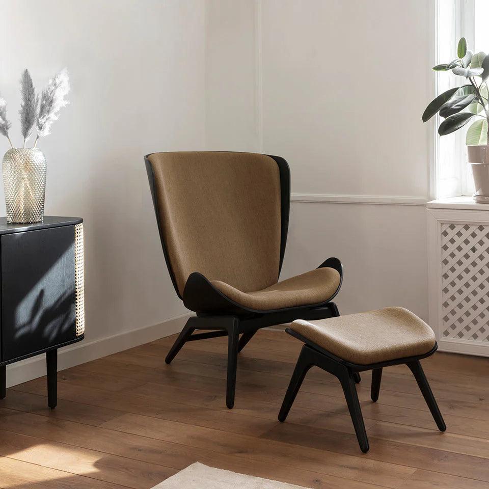 Fotel READER szałwiowy z czarną podstawą UMAGE Eye on Design