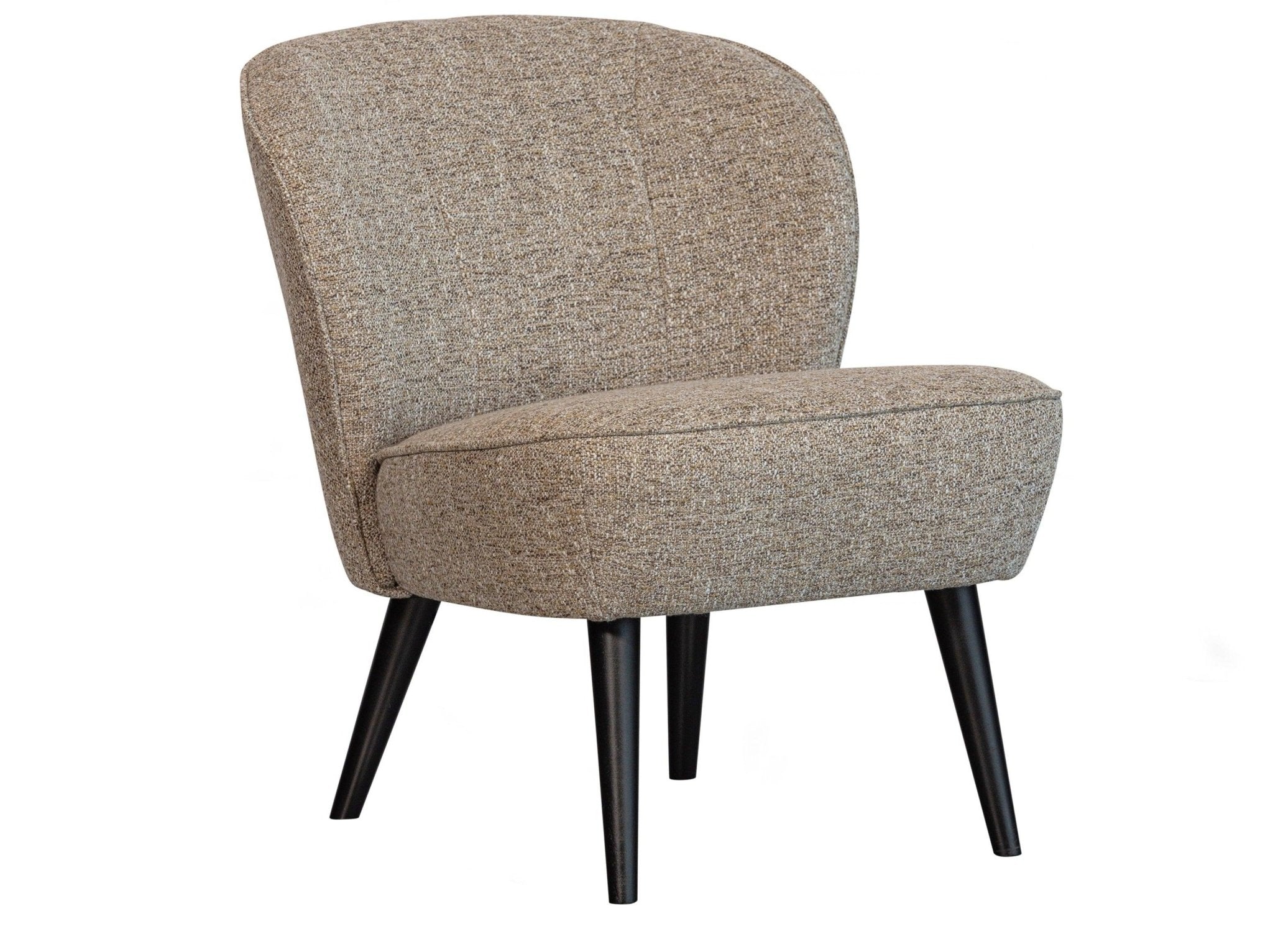 Fotel SARA beżowy melanż Woood Eye on Design