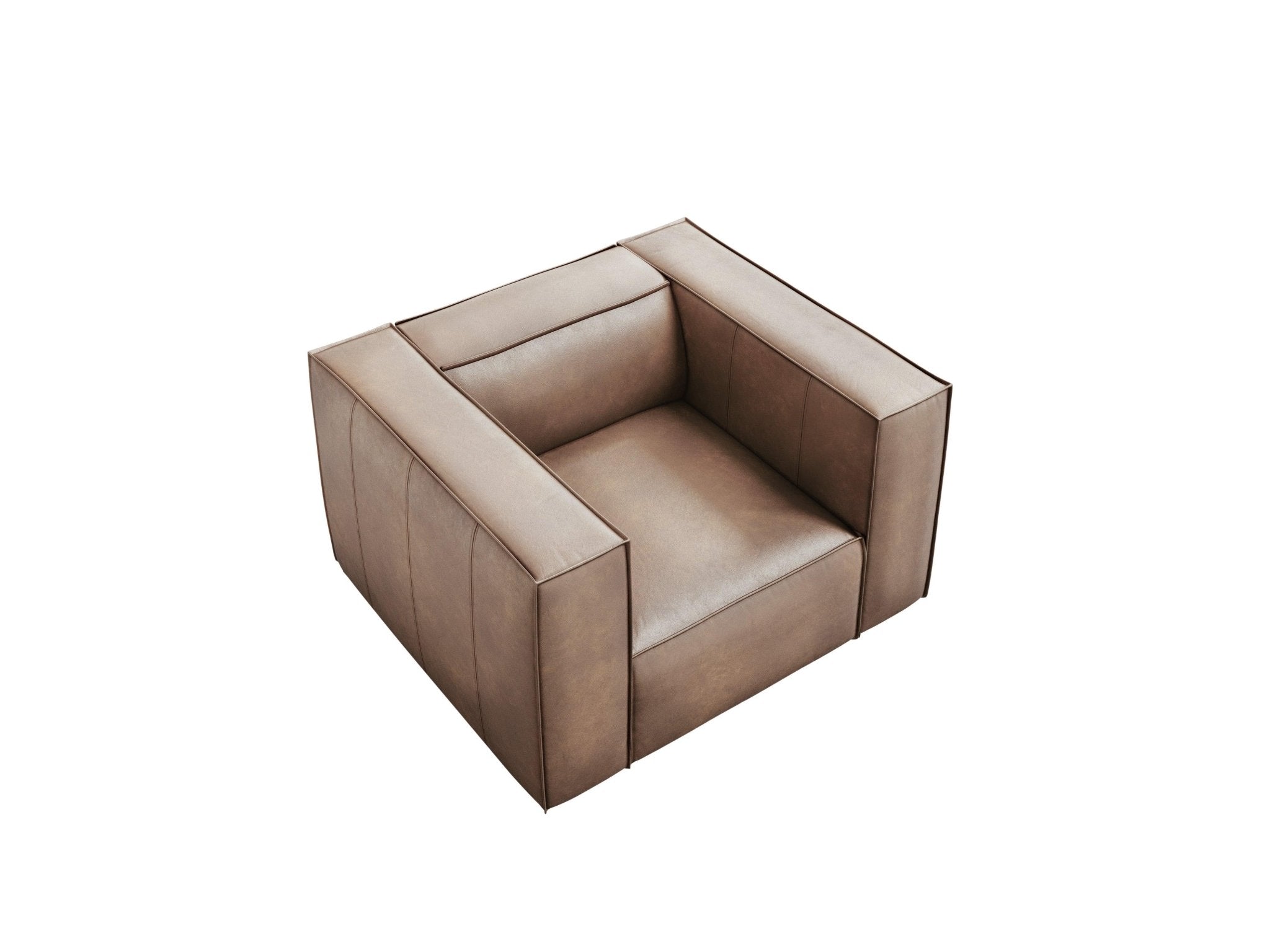 Fotel skórzany MADAME beżowy Windsor & Co Eye on Design