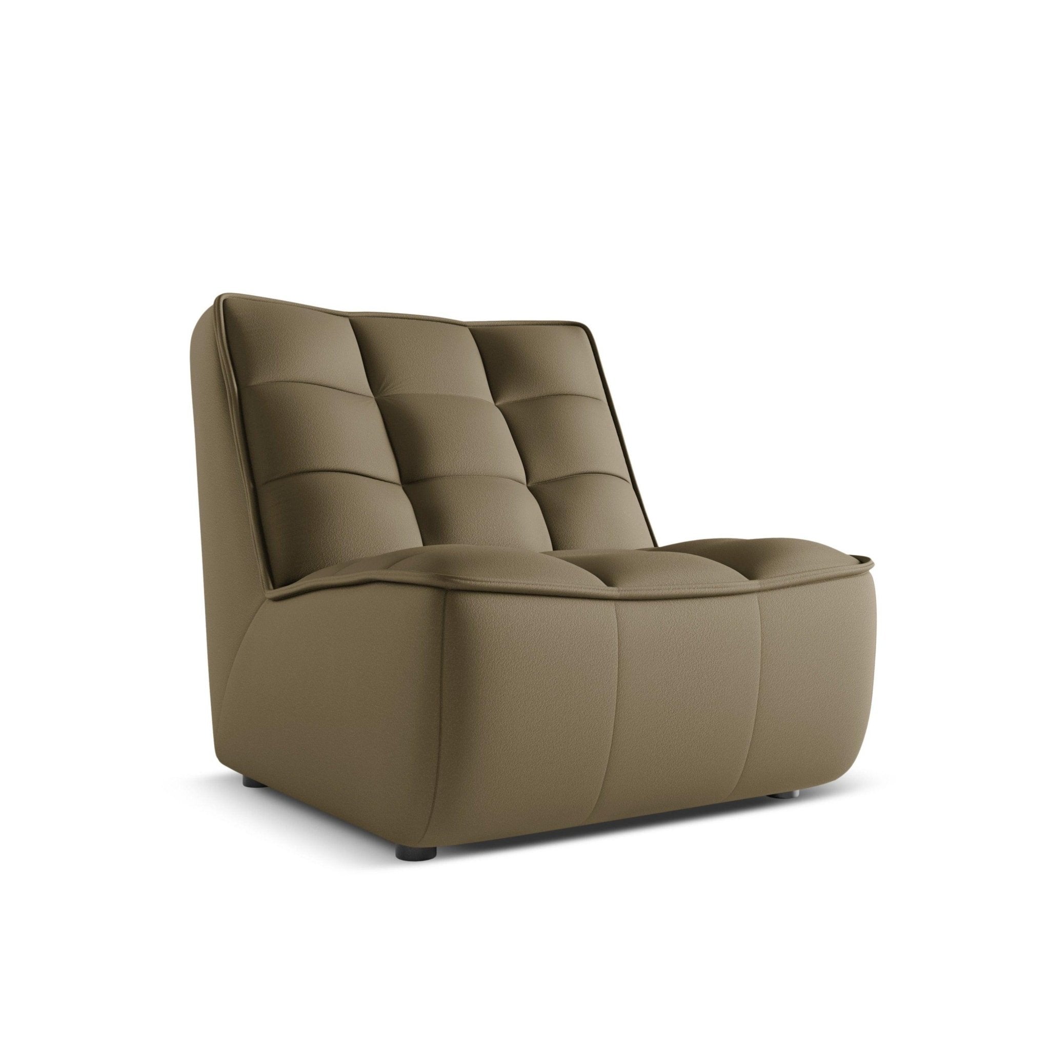 Fotel skórzany MONI oliwkowy Maison Heritage Eye on Design