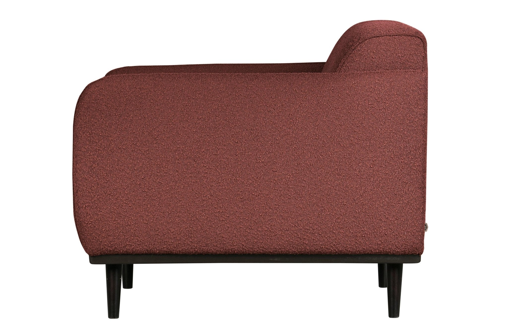 Fotel STATEMENT boucle kasztanowy Be Pure Eye on Design