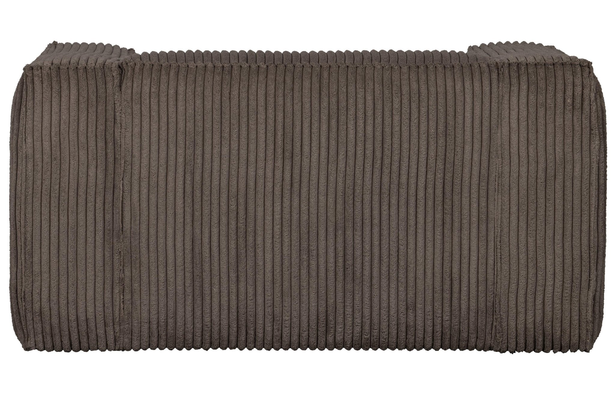 Fotel sztruksowy BEAN RIB brązowy Woood Exclusive Eye on Design