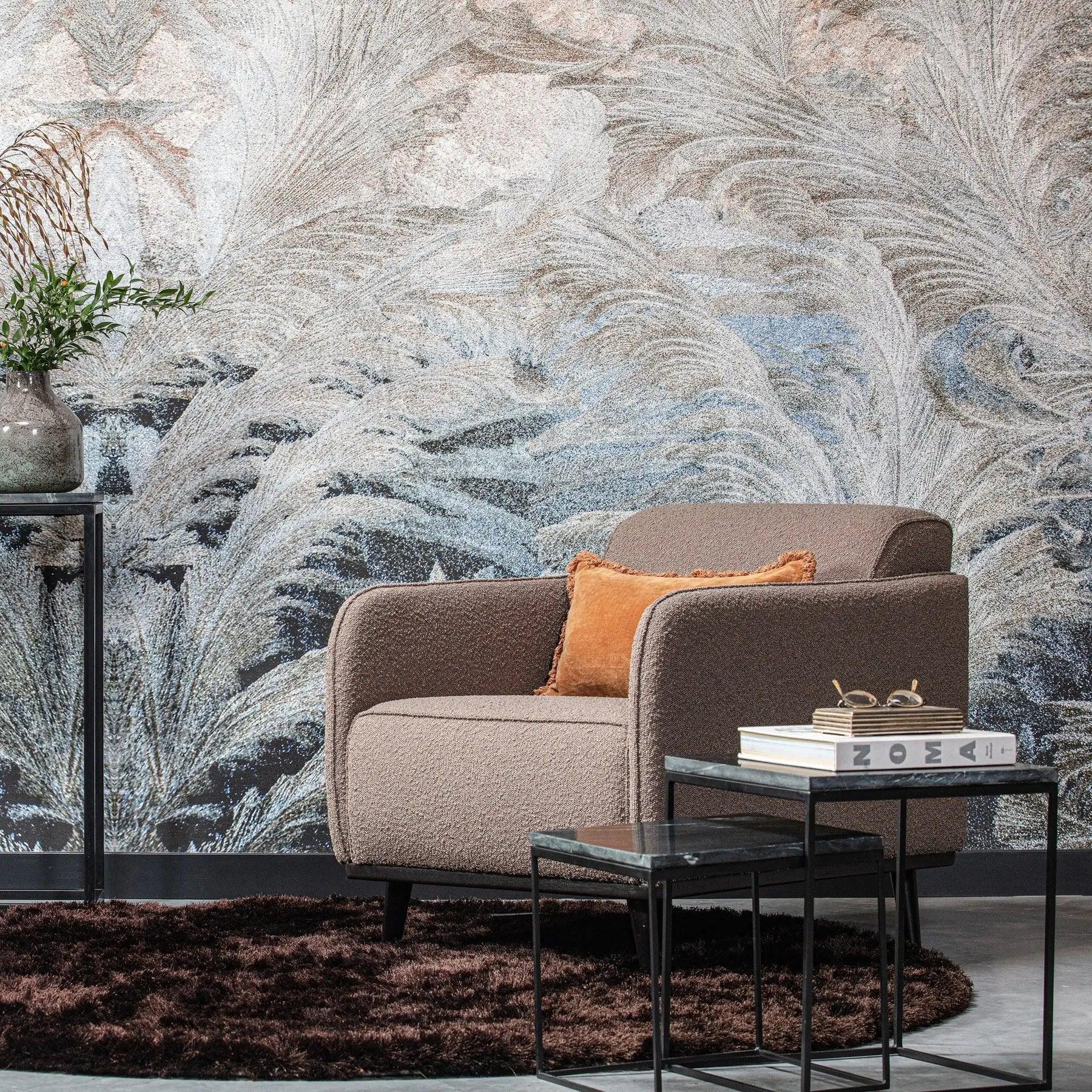 Fotel sztruksowy STATEMENT beżowy Be Pure Eye on Design