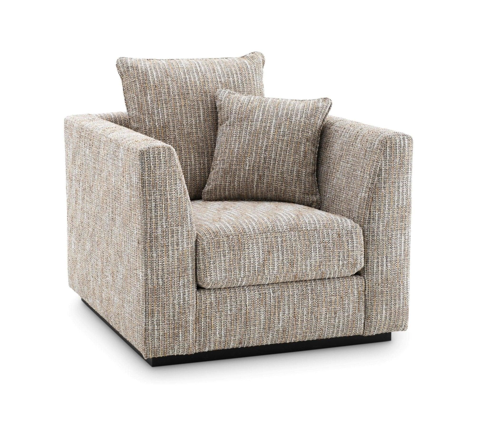 Fotel TAYLOR beżowoszary Eichholtz Eye on Design