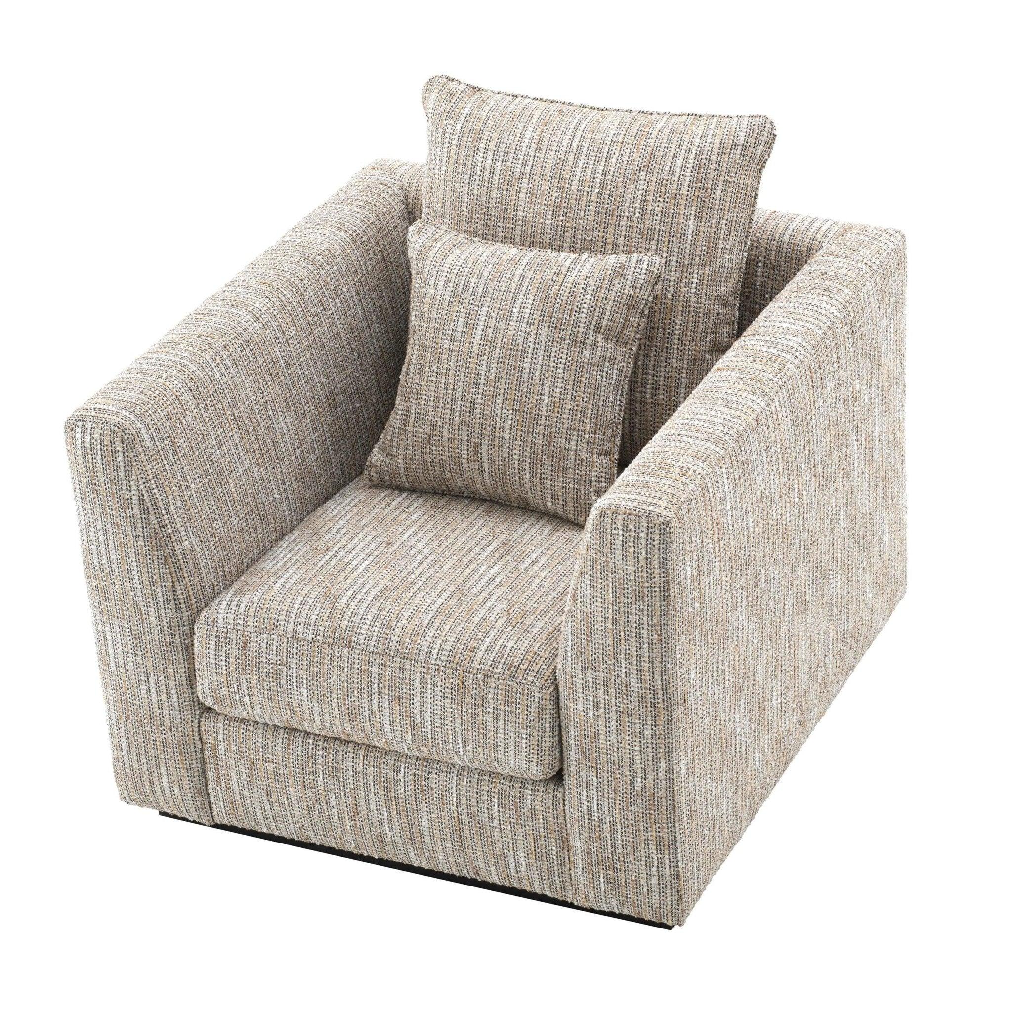 Fotel TAYLOR beżowoszary Eichholtz Eye on Design