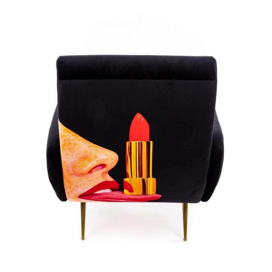 Fotel TONGUE czarny Seletti Eye on Design