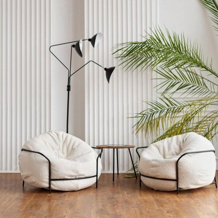 Fotel UNI miedziany boucle Nobonobo Eye on Design